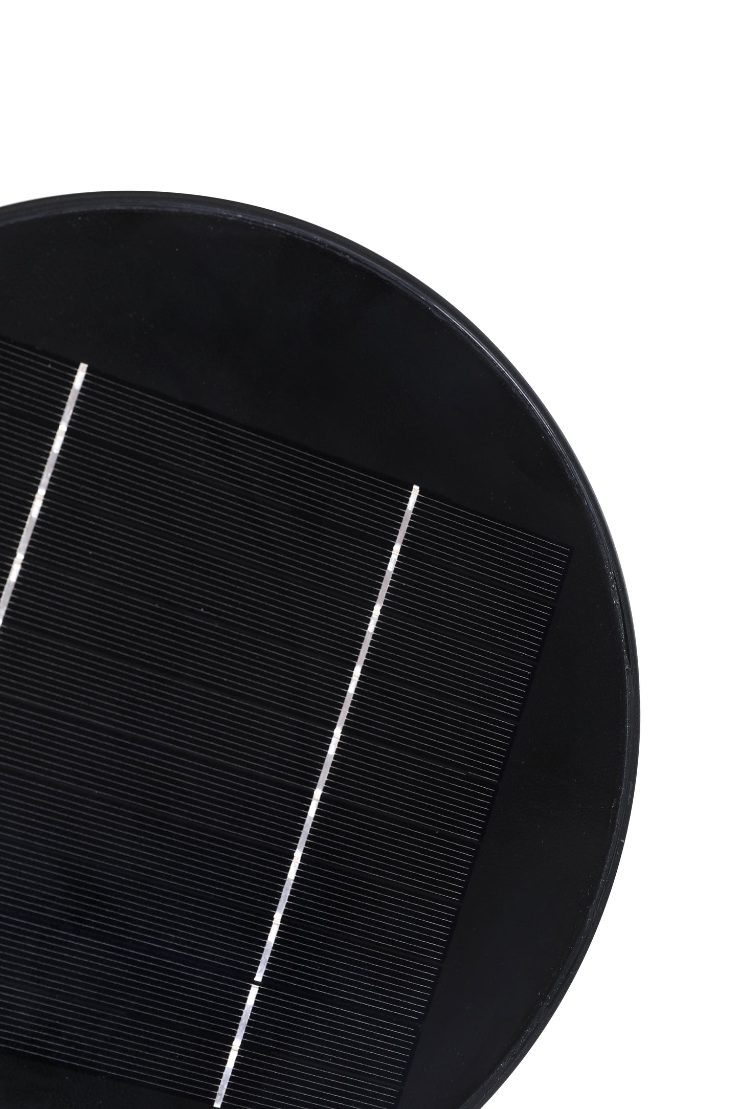 Close-up of ZTD1107 solar panel surface for outdoor solar pillar light