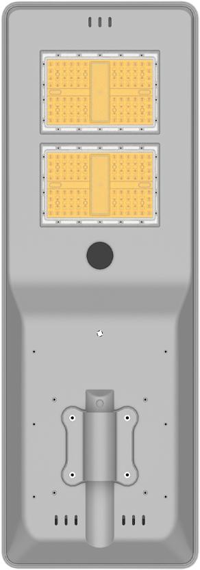 35W/20A/17W Windrise Series Integrated Solar Street Light