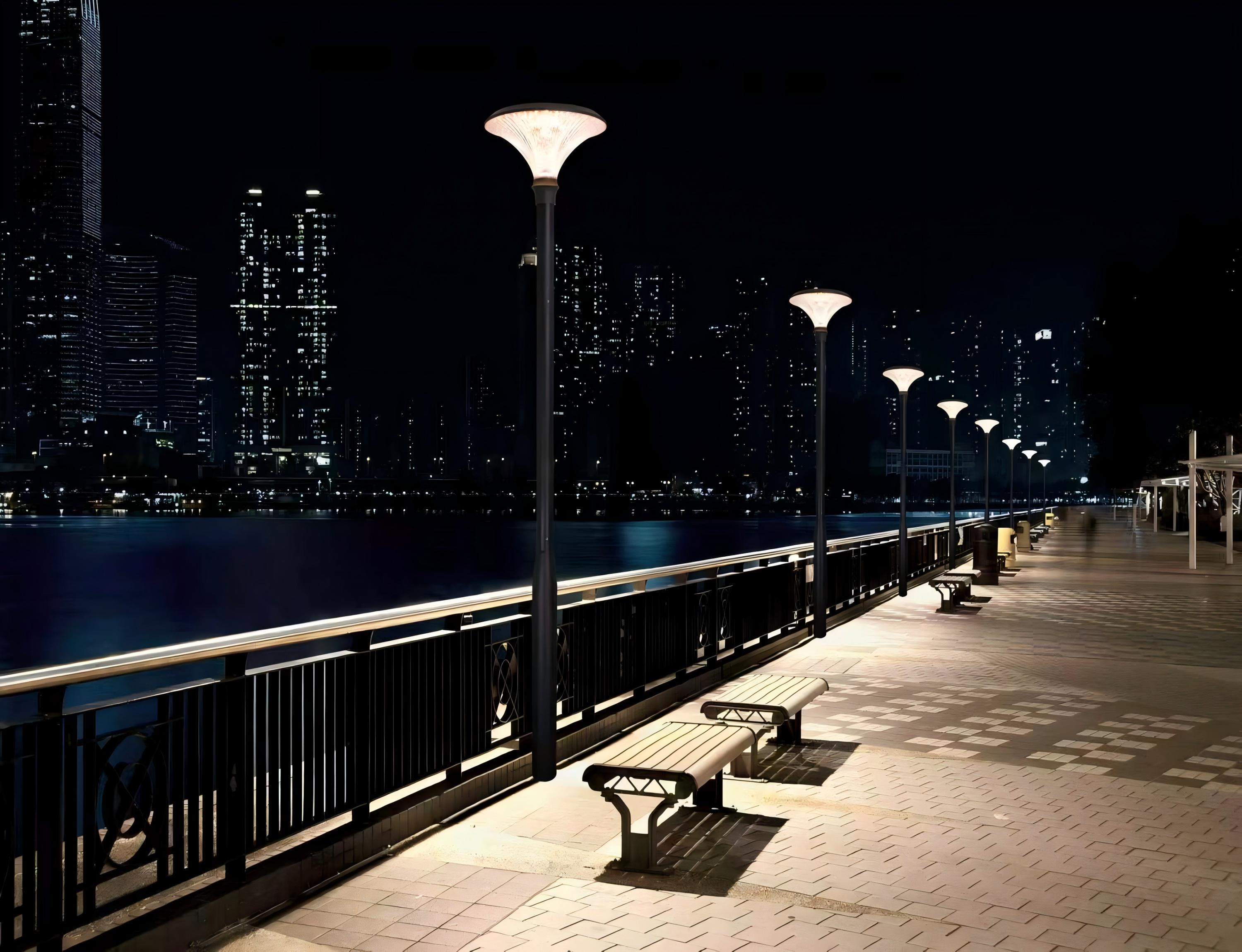 Solar Street Lighting Project in Residential Community