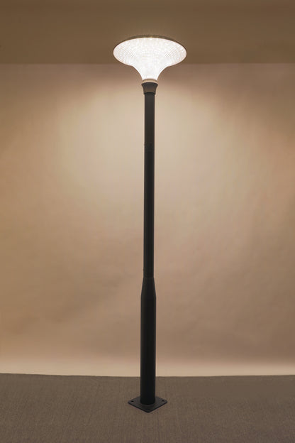 Close-up lighting effect of TYD6605 Diamond Series solar garden light