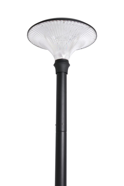 Installed TYD6605 Diamond Series solar garden light head