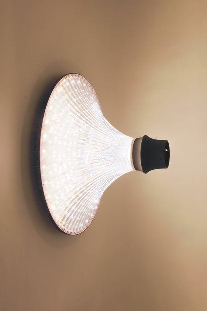 Illuminated TYD6605 LED optical diffuser during lighting test
