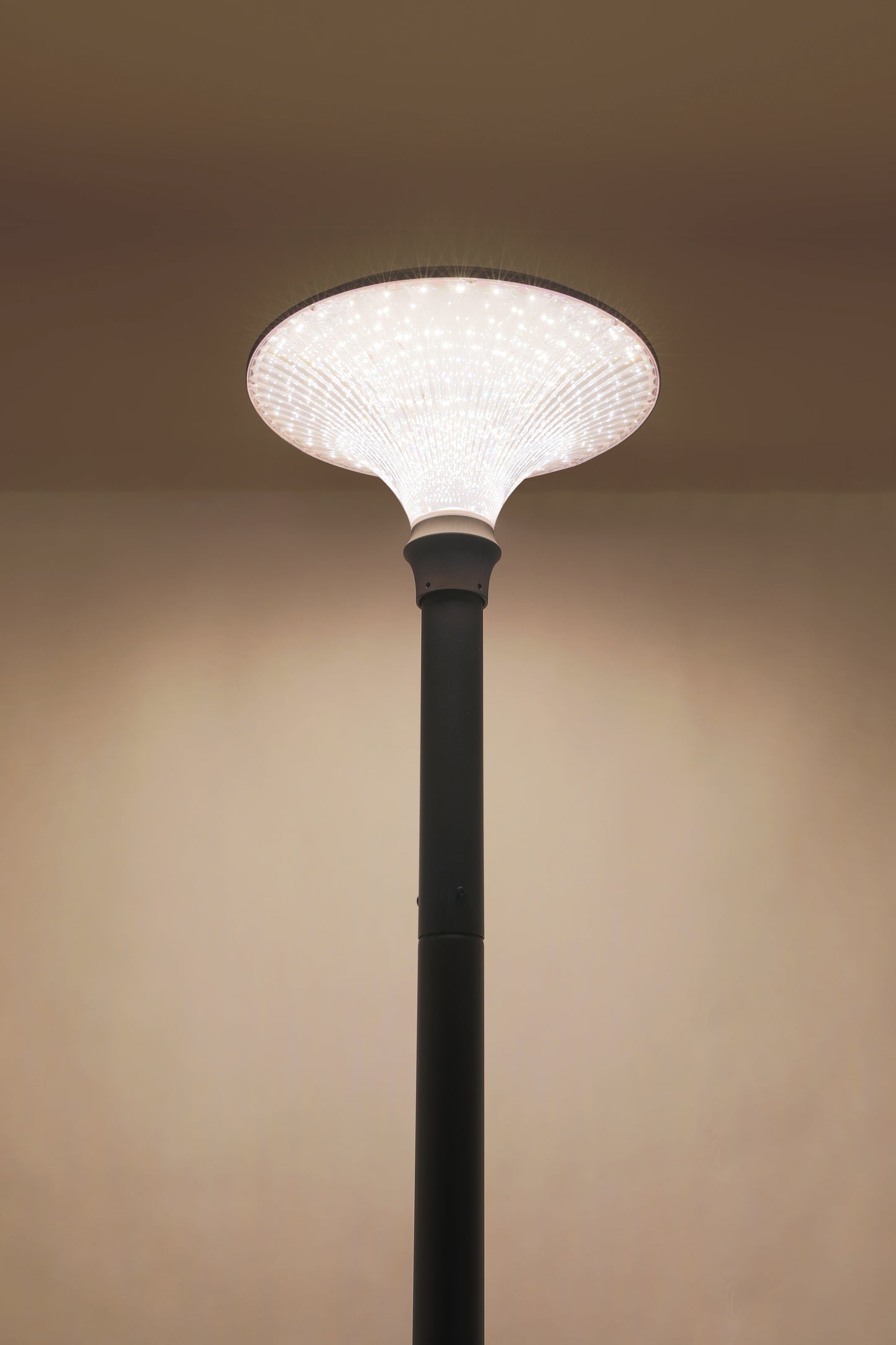 Close-up lighting effect of TYD6605 Diamond Series solar garden light
