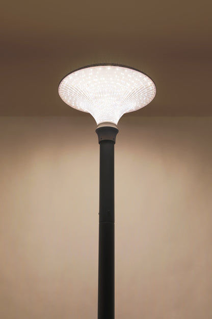 Close-up lighting effect of TYD6605 Diamond Series solar garden light