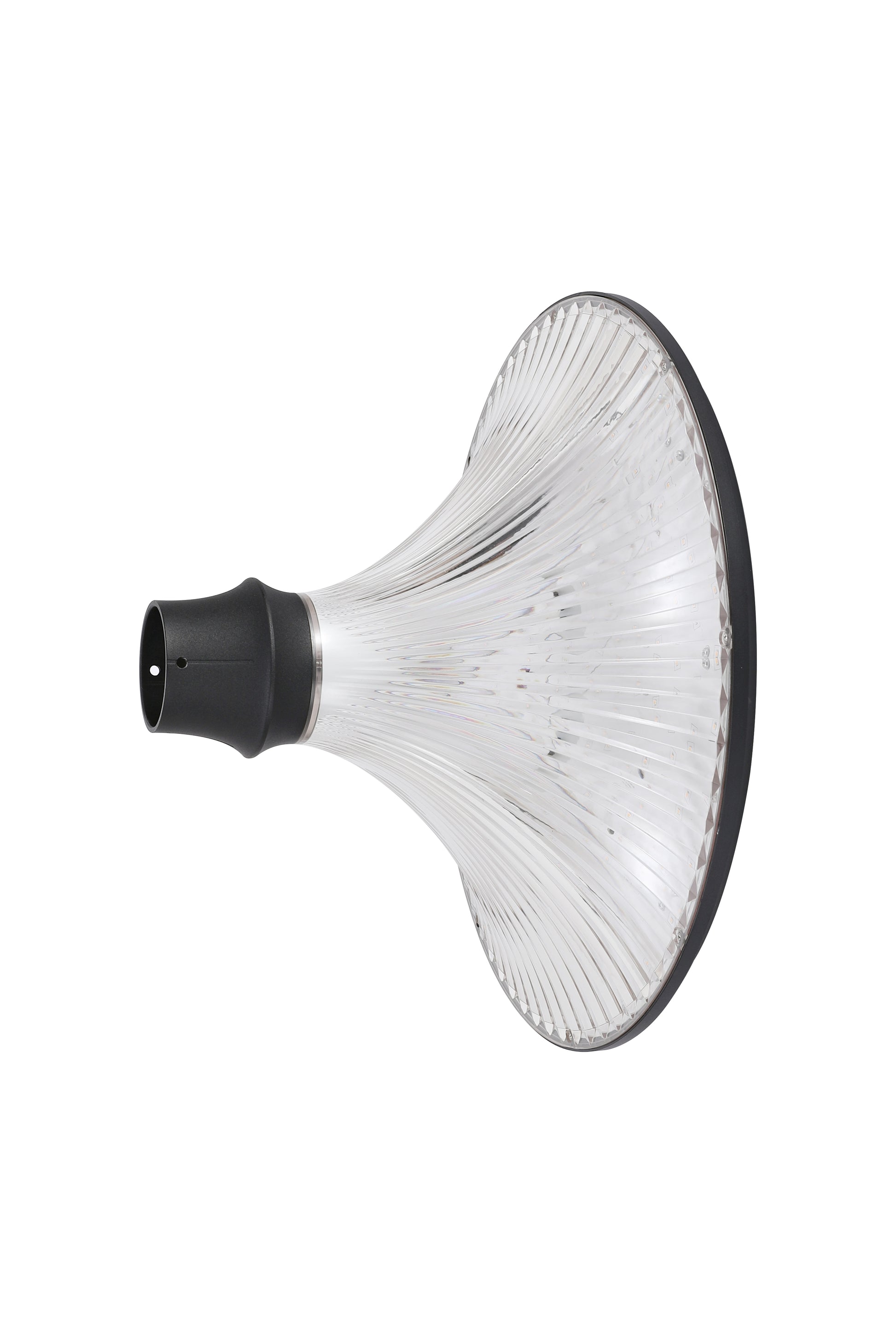 Front angled view of TYD6605 solar garden light fixture
