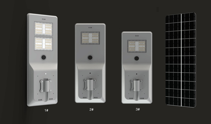 35W/20A/17W Windrise Series Integrated Solar Street Light