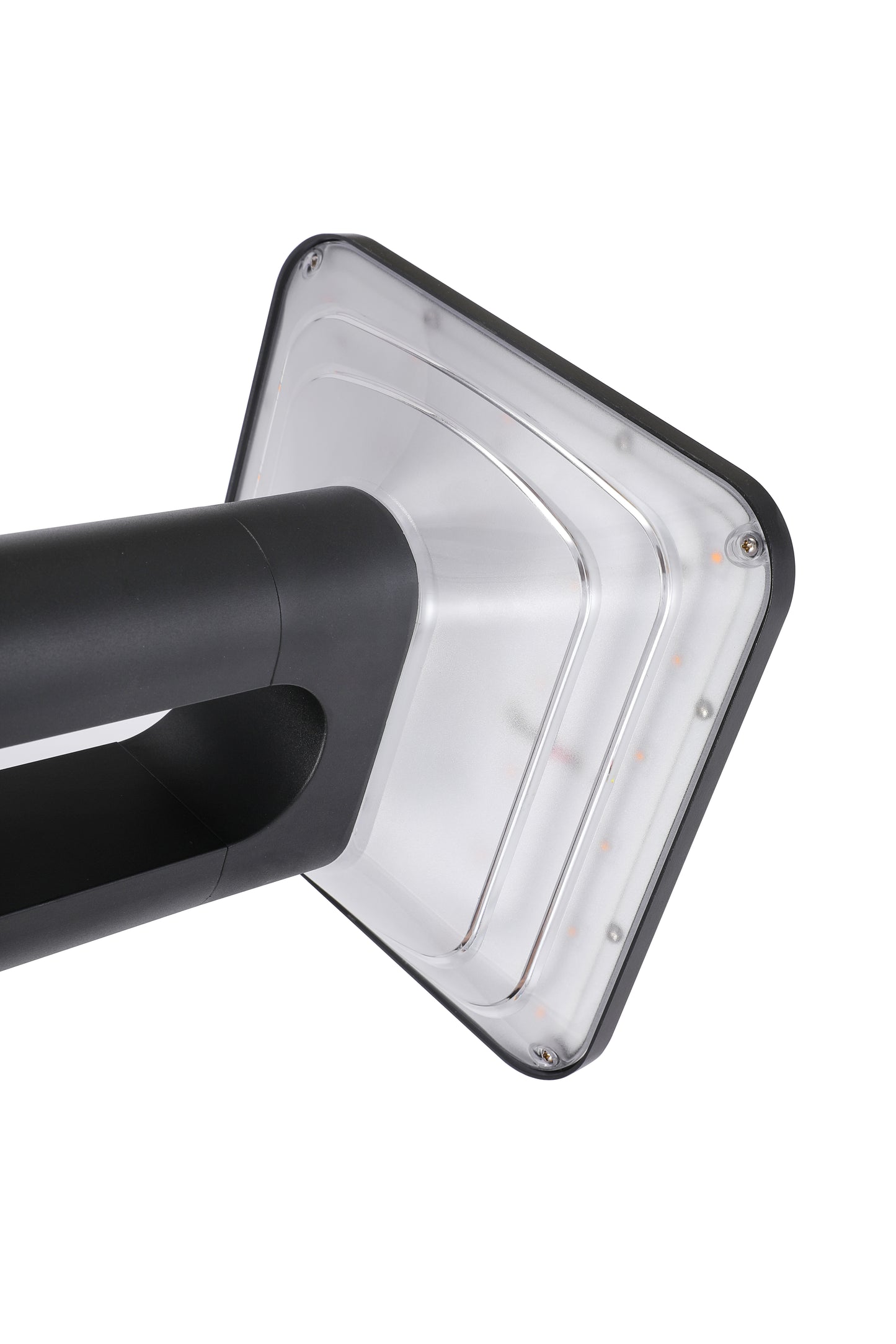 Underside diffuser detail of Ark Series Solar Lawn Light CPD1201 showing the LED lighting area