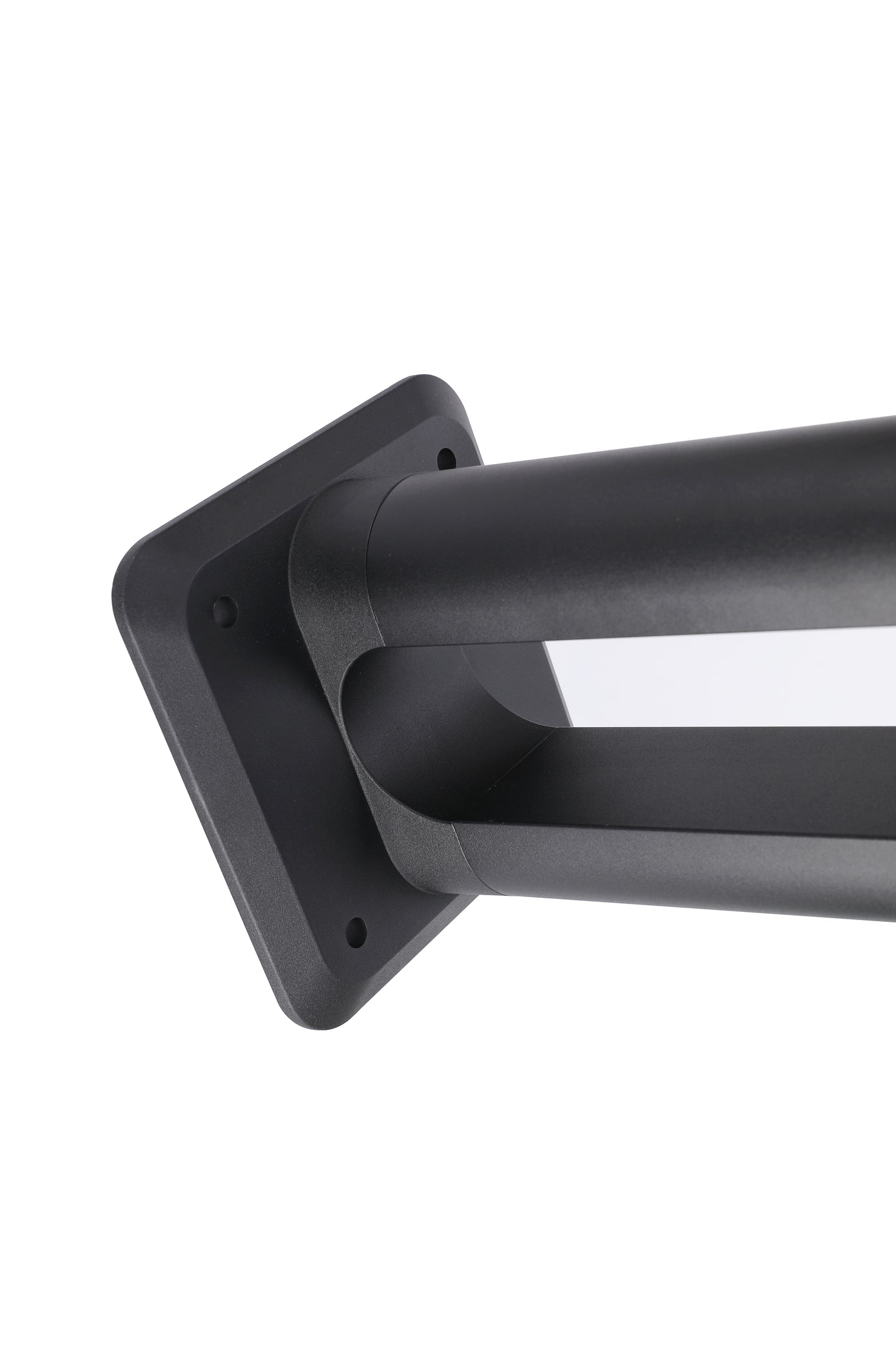 Square base detail of Ark Series Solar Lawn Light CPD1201 for stable ground installation