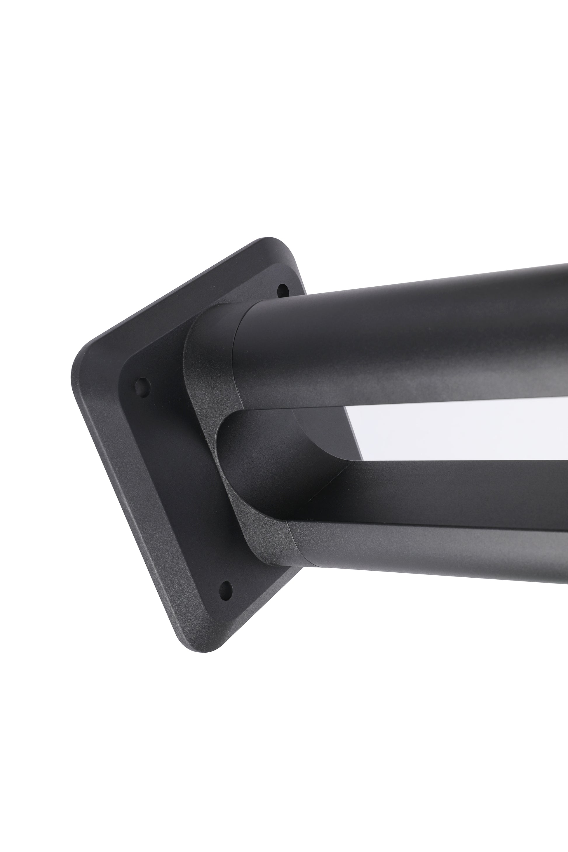 Square base detail of Ark Series Solar Lawn Light CPD1201 for stable ground installation