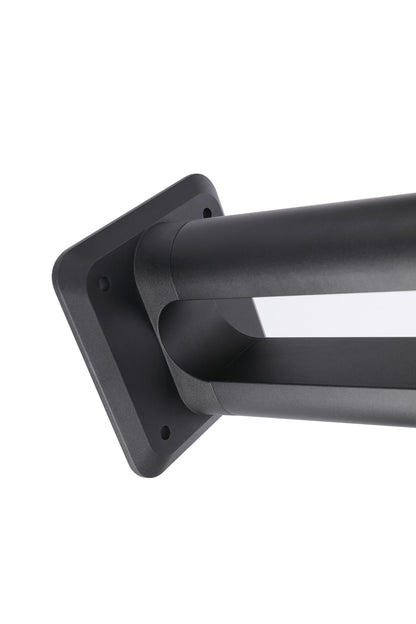 Square base detail of Ark Series Solar Lawn Light CPD1201 for stable ground installation
