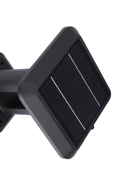 Close-up of the square solar panel on Ark Series Solar Lawn Light CPD1201