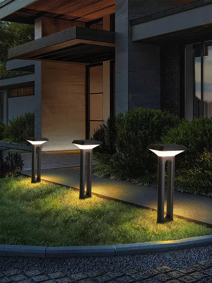 Ark Series Solar Lawn Light CPD1201 used for villa lawn lighting and outdoor landscape decoration