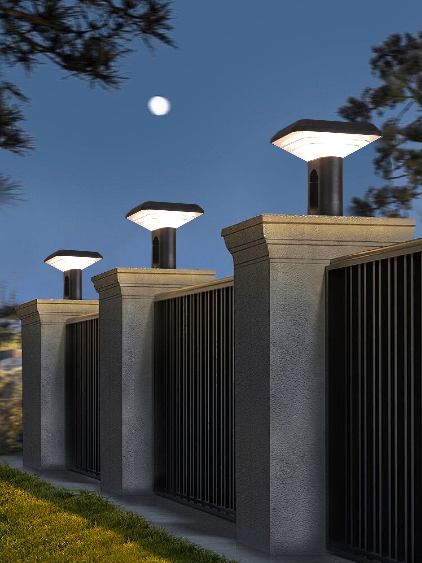 Ark Series Solar Pillar Light ZTD1201