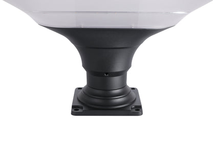Ark Series solar pillar light ZTD1218 for modern fence posts and villa boundary lighting
