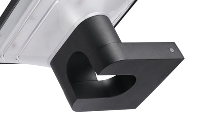 Close-up of Ark Series Solar Wall Light GT-BD1201 showing the ark-shaped mounting bracket detail