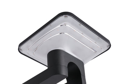 Bottom diffuser detail of Ark Series Solar Wall Light GT-BD1201 showing the PC lampshade structure