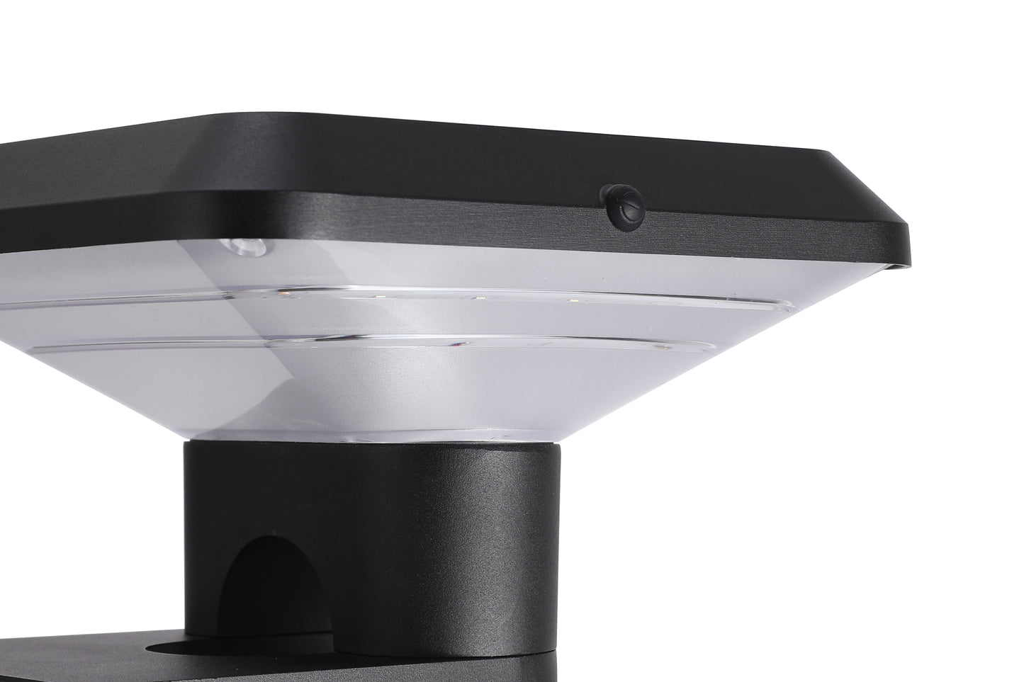 Side detail of Ark Series Solar Wall Light GT-BD1201 showing the layered lampshade design