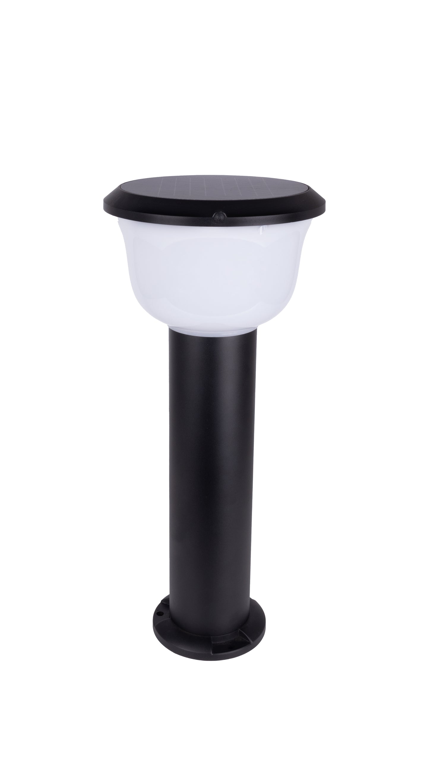 Glass Cup Series Solar Lawn Light CPD1005 side angle view