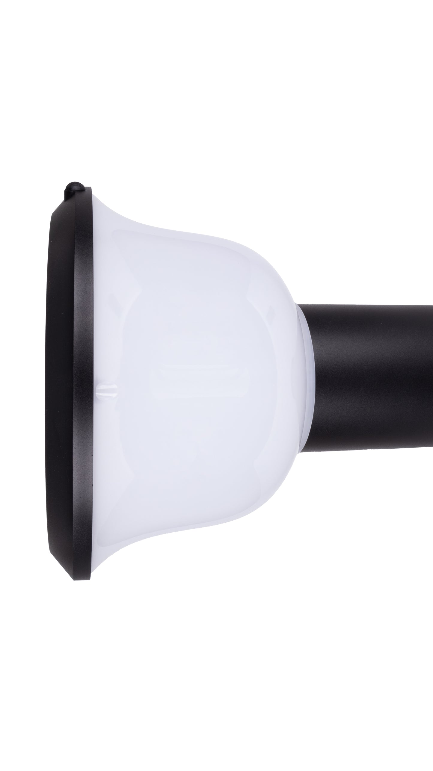 Side profile of Glass Cup Series Solar Lawn Light CPD1005
