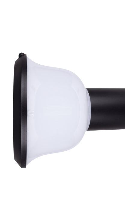 Side profile of Glass Cup Series Solar Lawn Light CPD1005