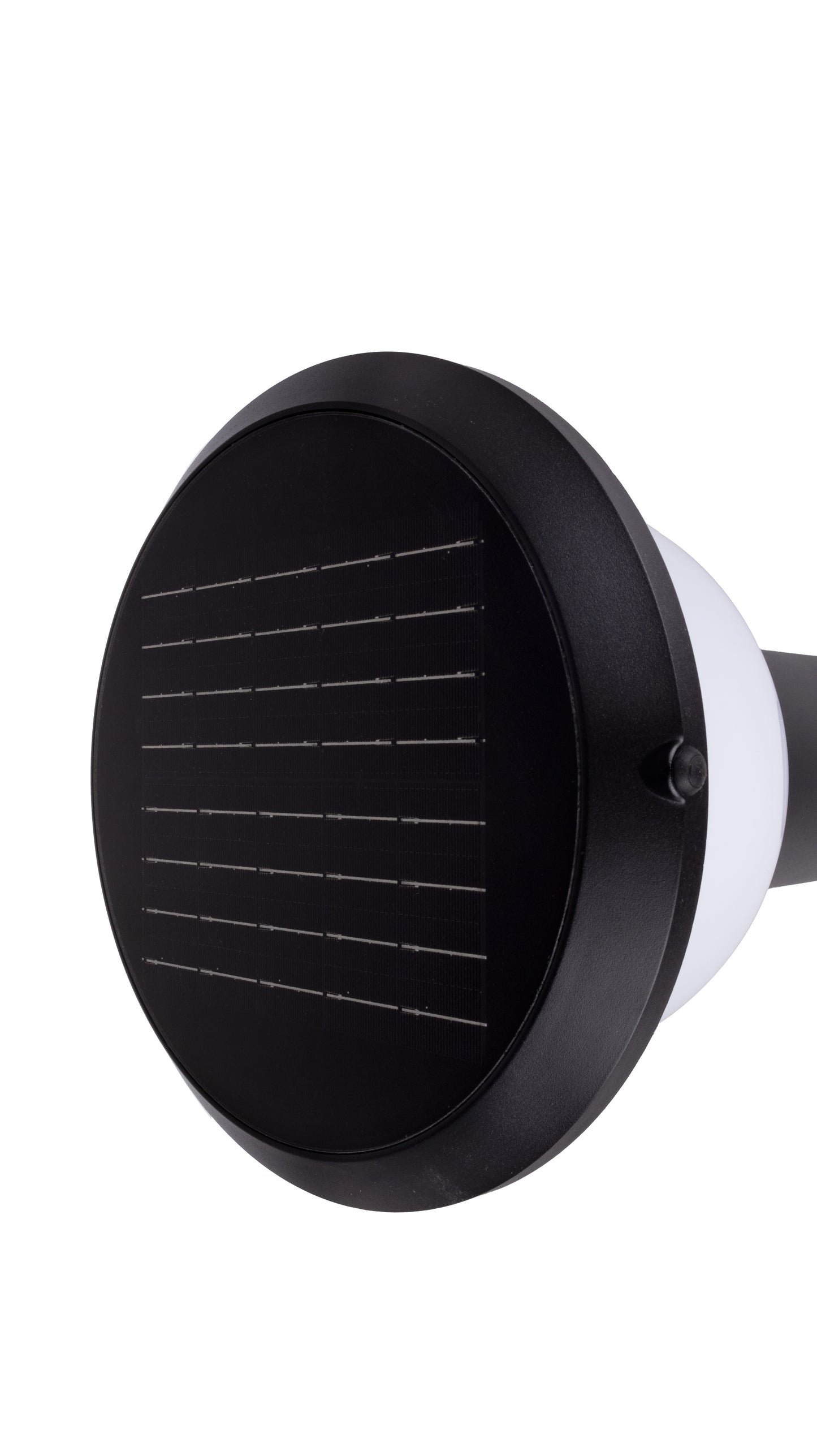 Solar panel detail of Glass Cup Series Solar Lawn Light CPD1005
