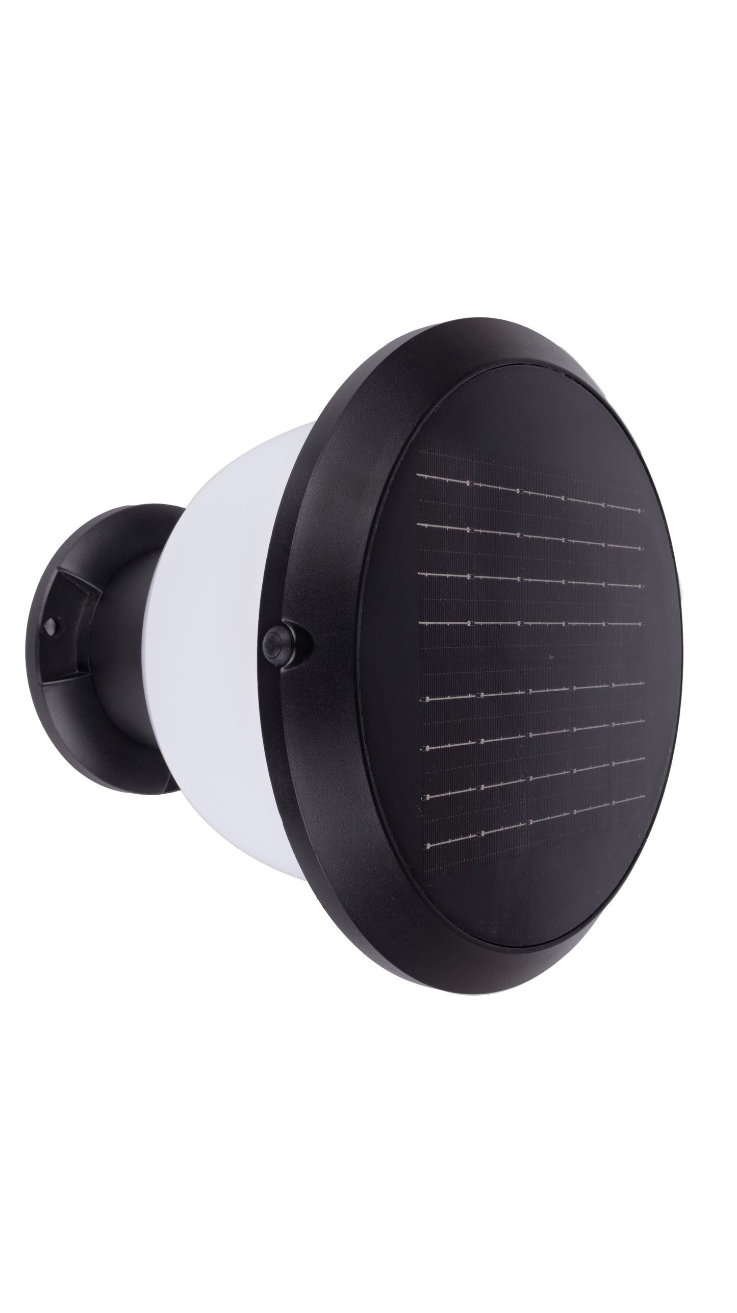 Solar panel view of Glass Cup Series Solar Pillar Light ZTD1005