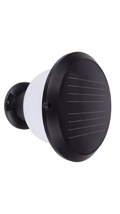 Solar panel view of Glass Cup Series Solar Pillar Light ZTD1005