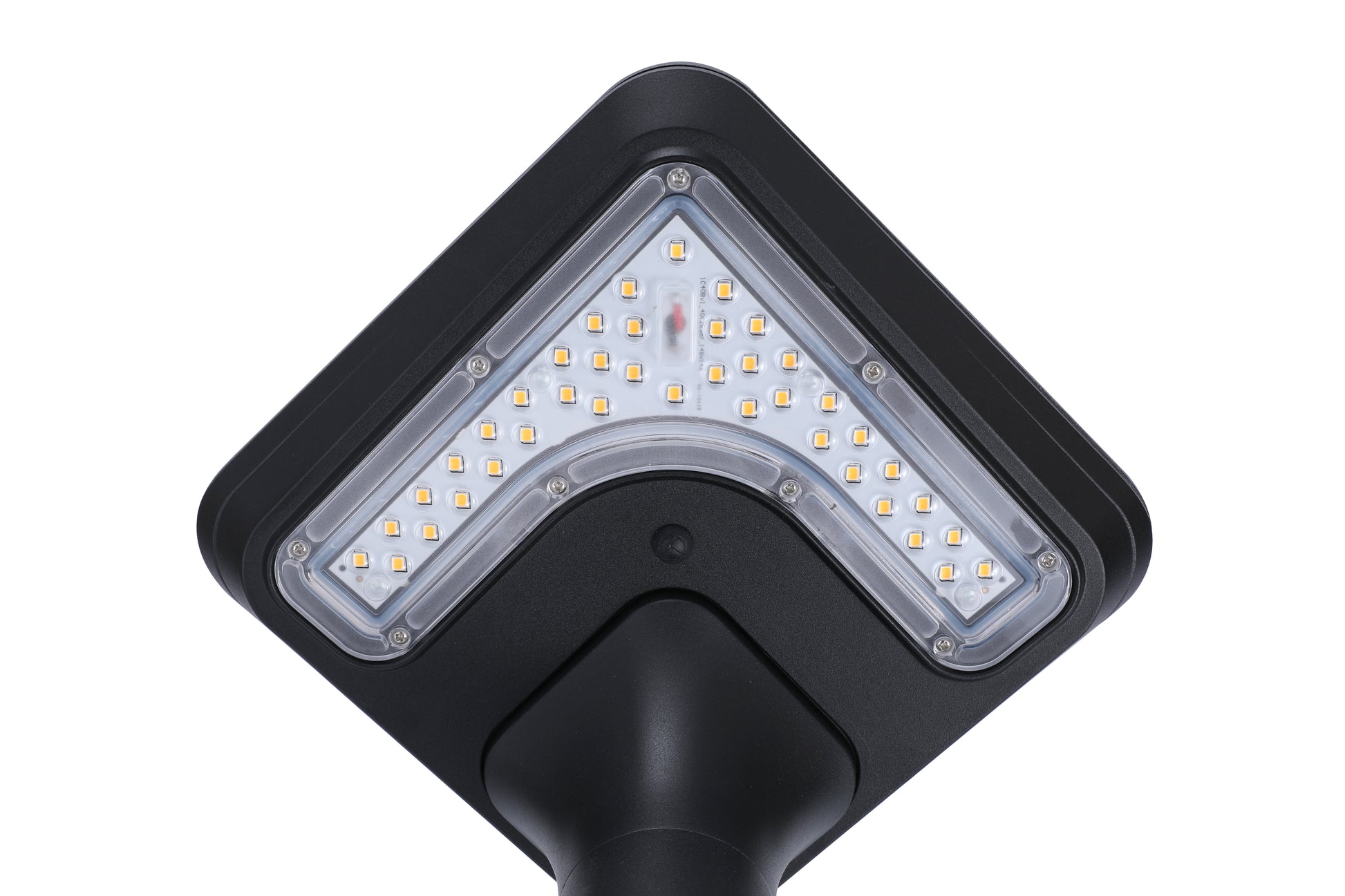 LED layout detail of Light Cube Series Solar Lawn Light CPD4003 with curved light module