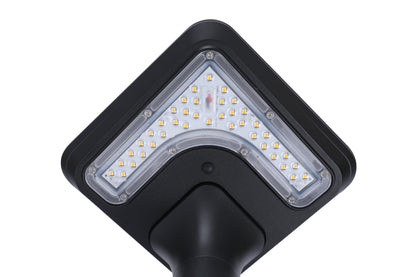 LED layout detail of Light Cube Series Solar Lawn Light CPD4003 with curved light module