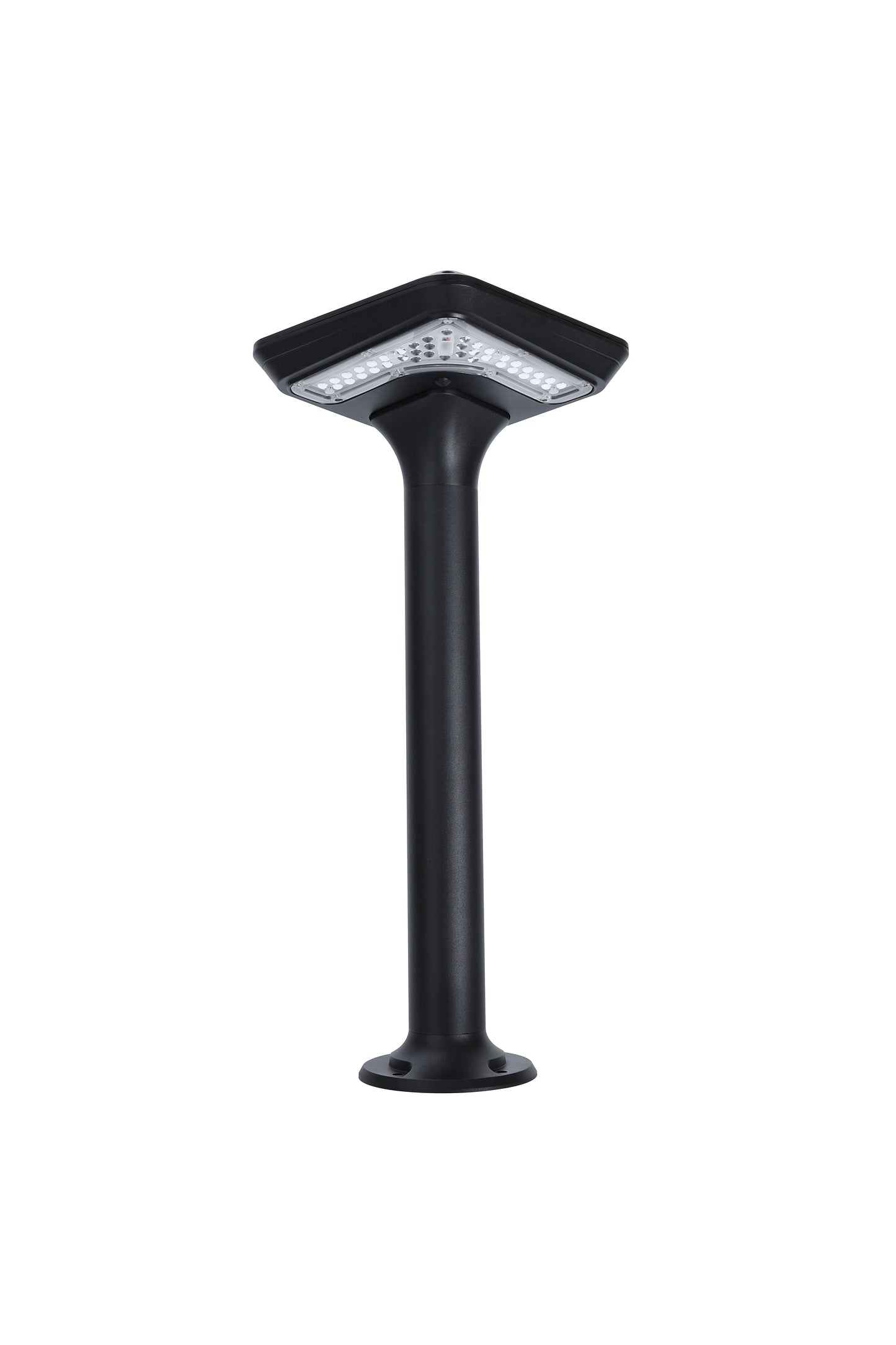 Product view of Light Cube Series Solar Lawn Light CPD4003 with square solar panel