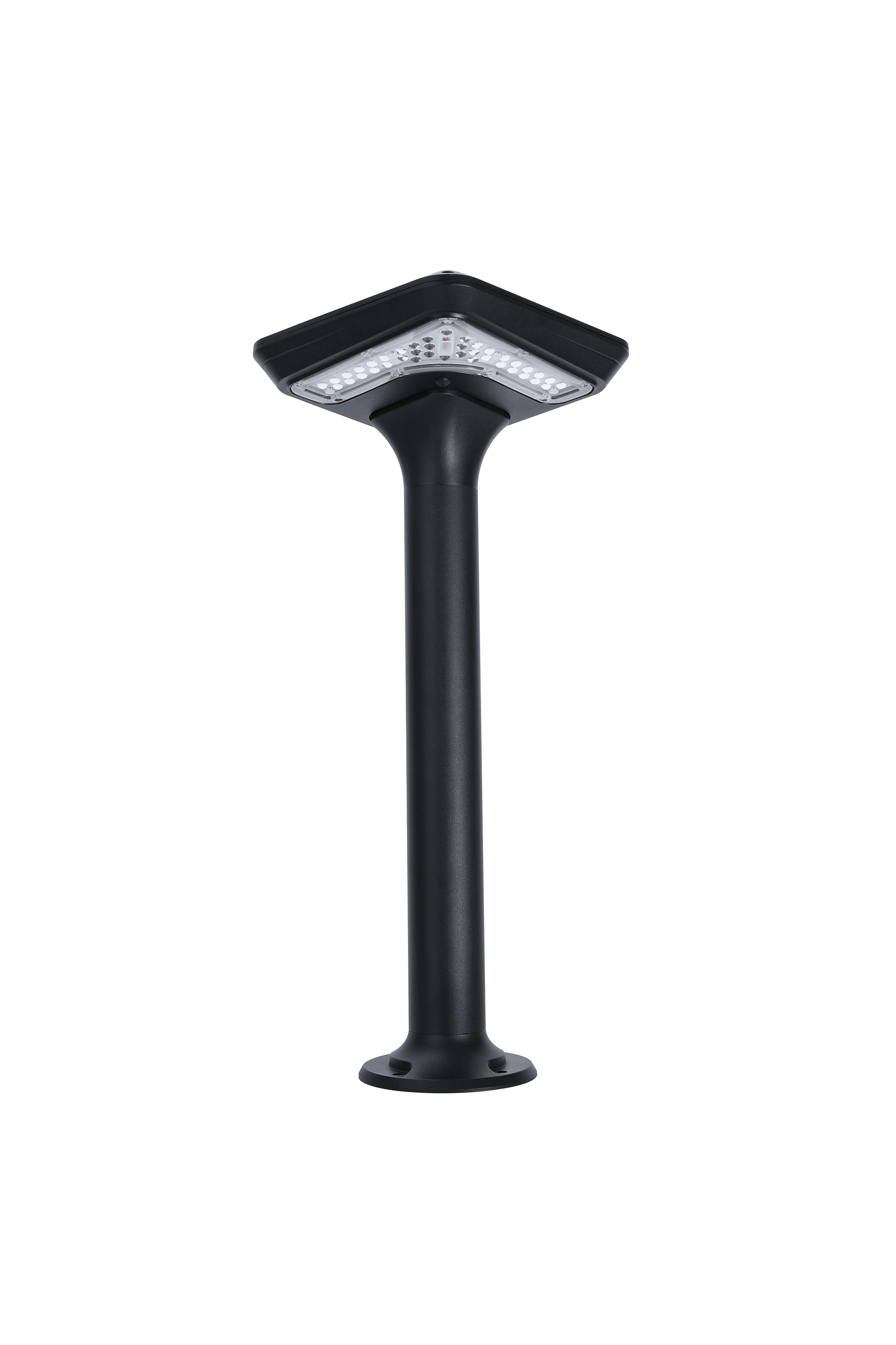 Product view of Light Cube Series Solar Lawn Light CPD4003 with square solar panel