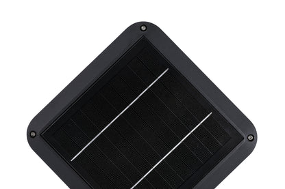 Close-up of the integrated square solar panel on Light Cube Series Solar Lawn Light CPD4003