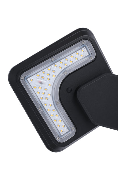 Light Cube Series solar wall light BD4003 close-up of LED chips and light-emitting structure