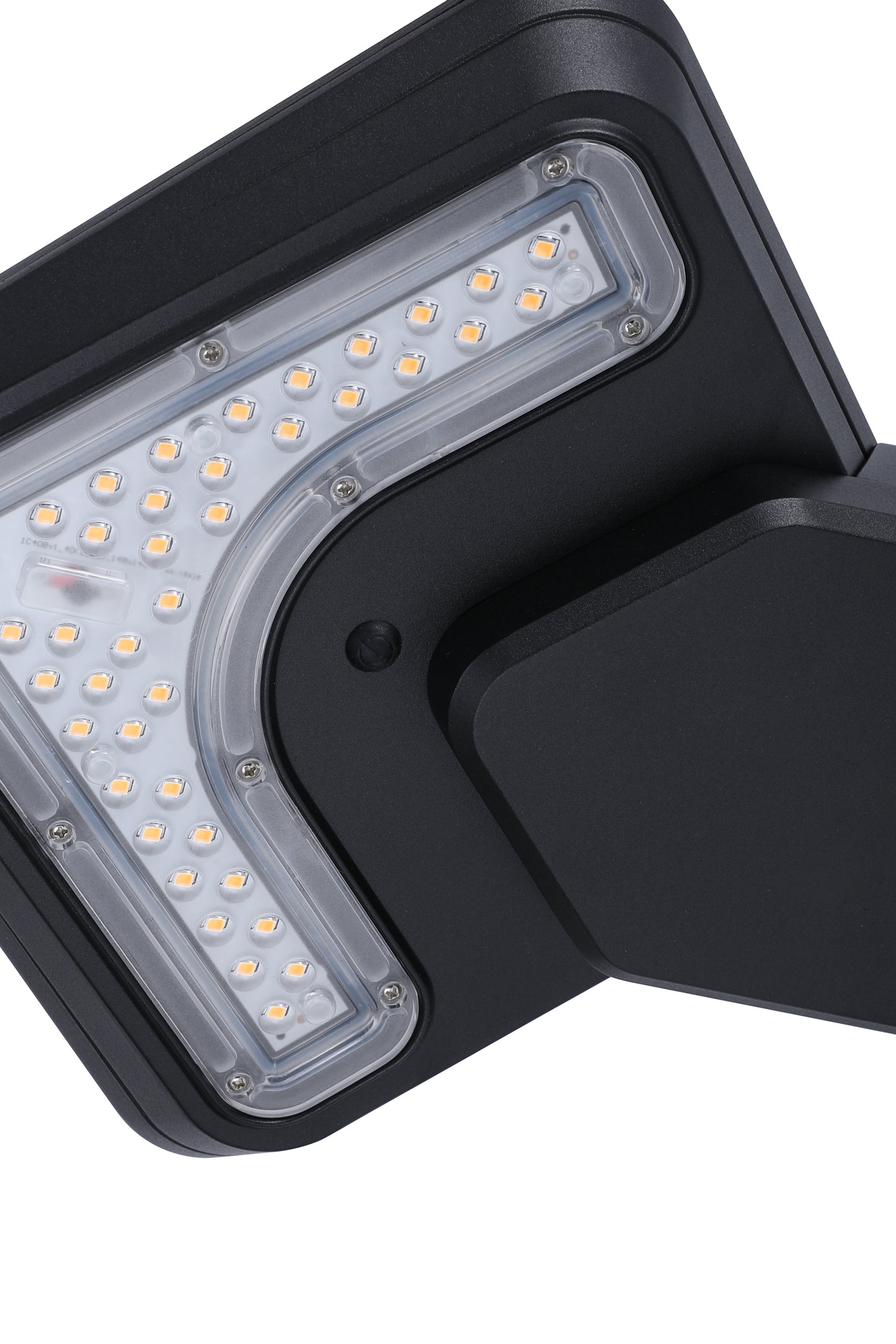 Light Cube Series solar wall light BD4003 detailed close-up of LED module and housing