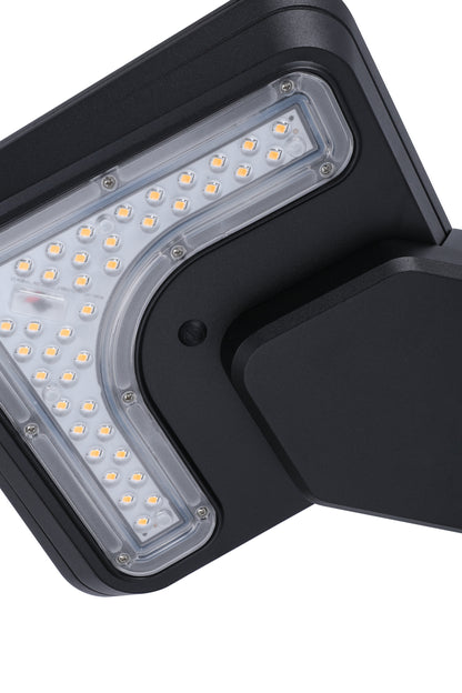 Light Cube Series solar wall light BD4003 detailed close-up of LED module and housing