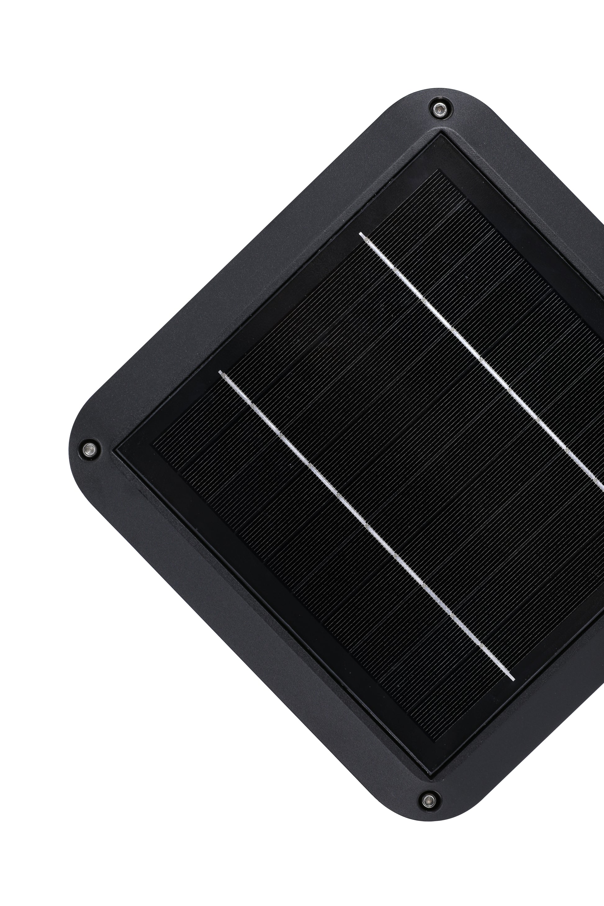 Light Cube Series solar wall light BD4003 close-up of the integrated solar panel surface