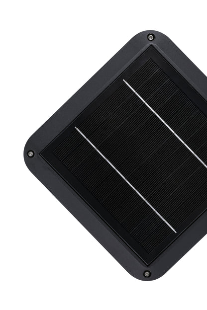 Light Cube Series solar wall light BD4003 close-up of the integrated solar panel surface