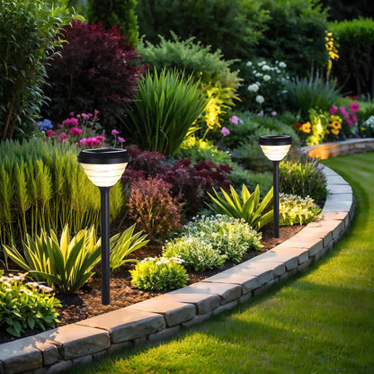  Little Conch Series solar lawn lights used for decorative flower garden border lighting
