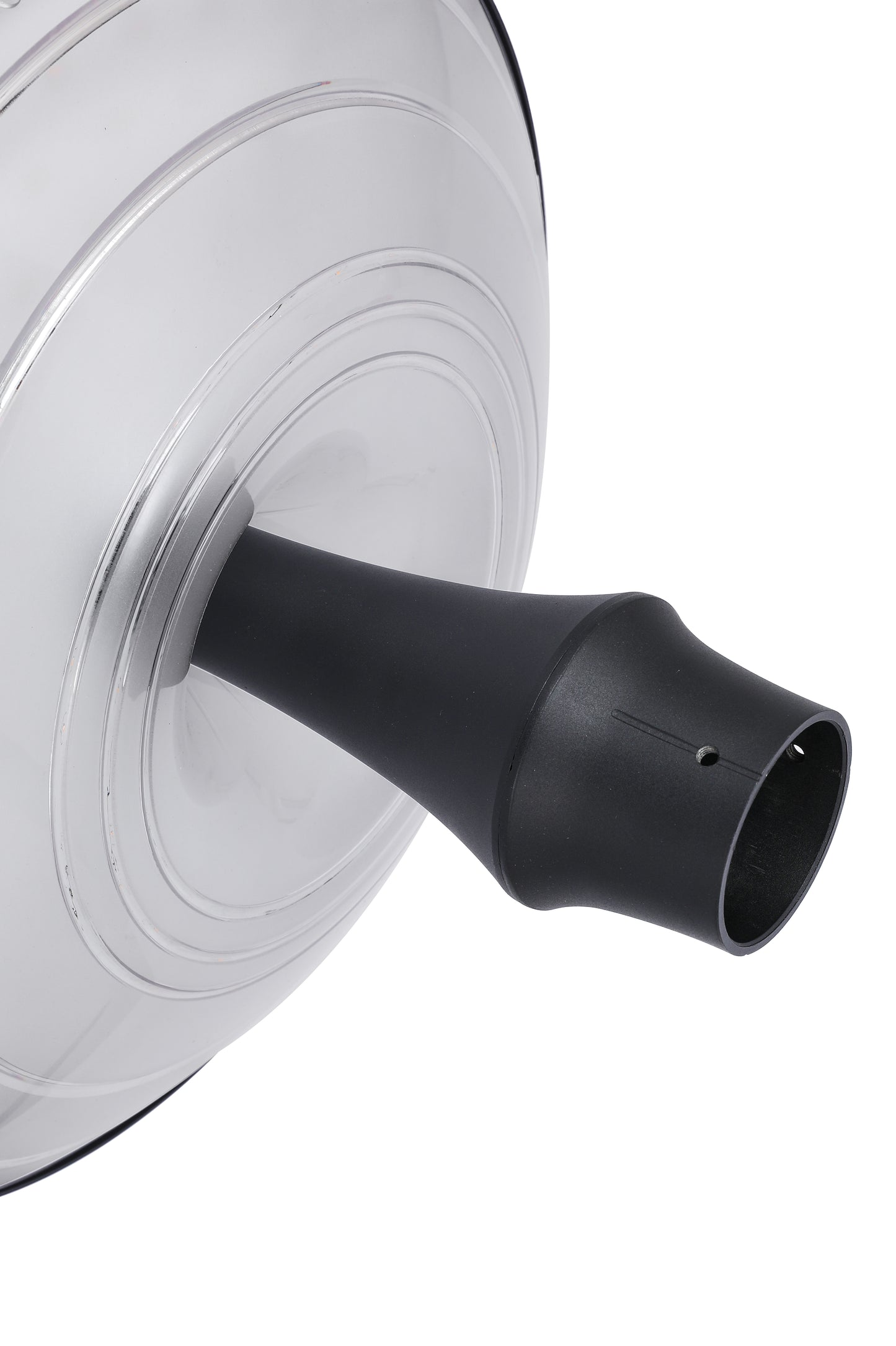 round moon series solar garden light mounting connection