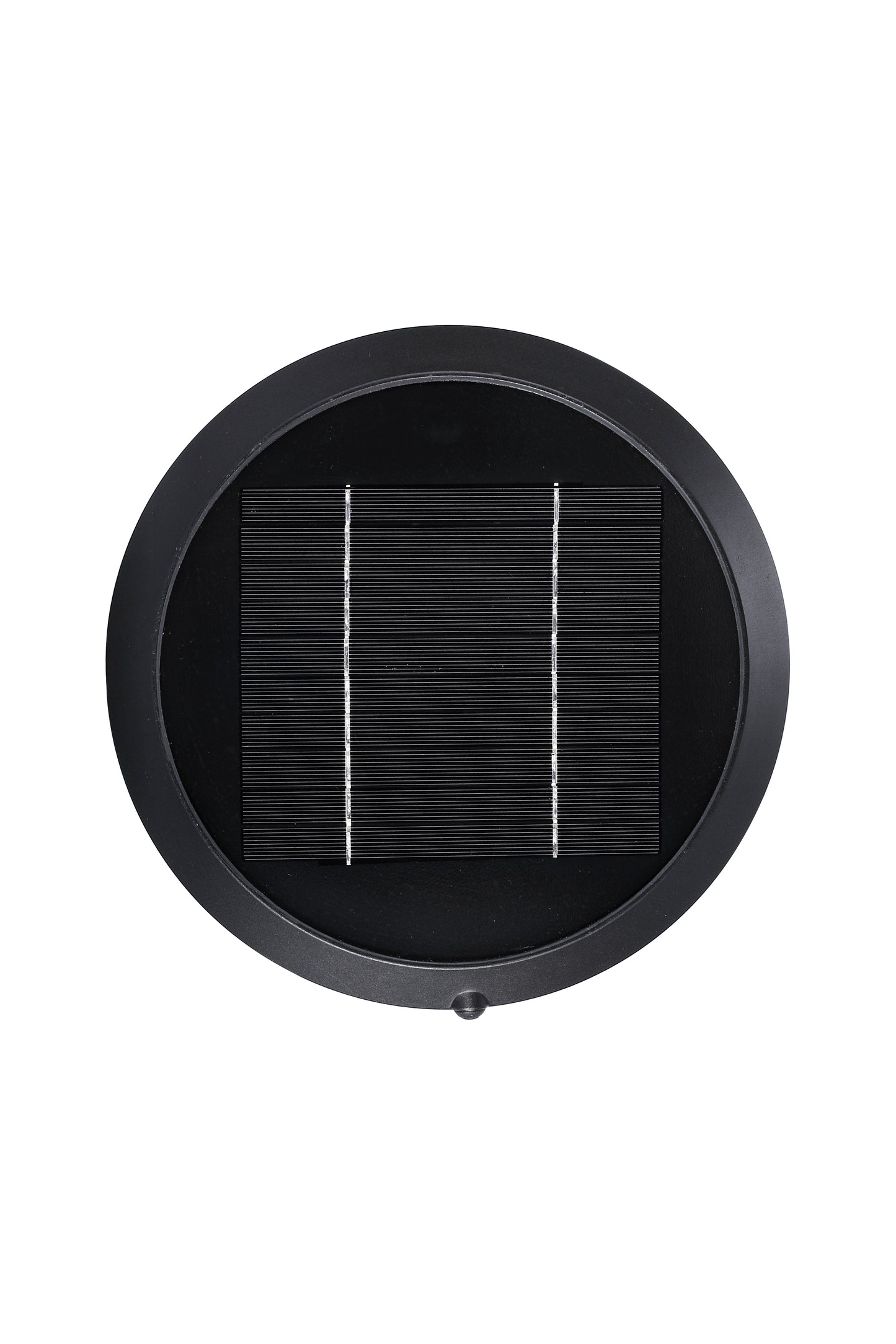 Round solar panel detail of Round Moon Series Solar Lawn Light CPD3202