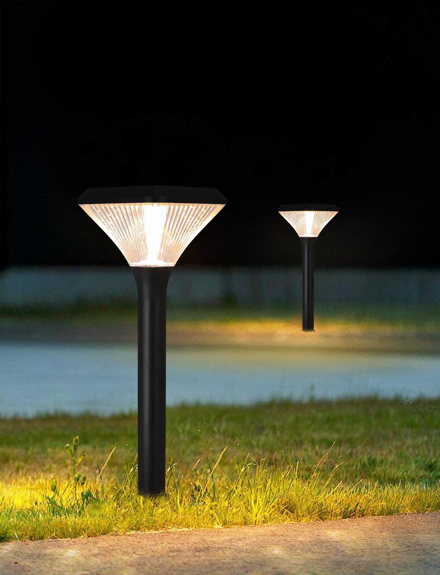 Square Diamond Series Solar Lawn Light CPD1008