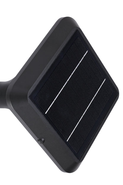 Angled solar panel detail of Square Diamond Series Solar Lawn Light CPD1008