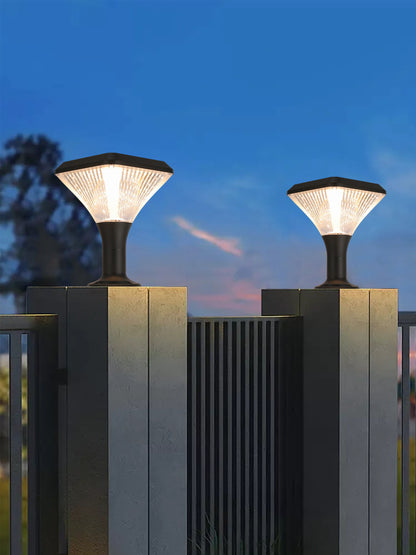 Square Diamond Series Solar Pillar Light ZTD1008