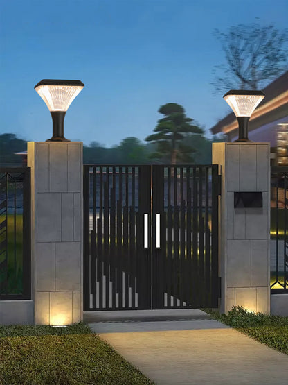 Square Diamond Series Solar Pillar Light ZTD1008