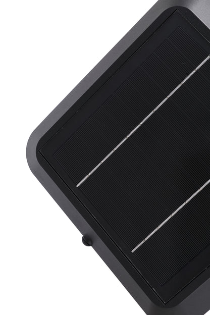 Back view of Square Diamond Series Solar Wall Light GT-BD1008 with integrated square solar panel