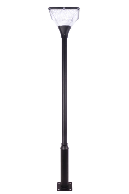 Full view of Square Series Solar Garden Light TYD2014 for courtyard and park lighting