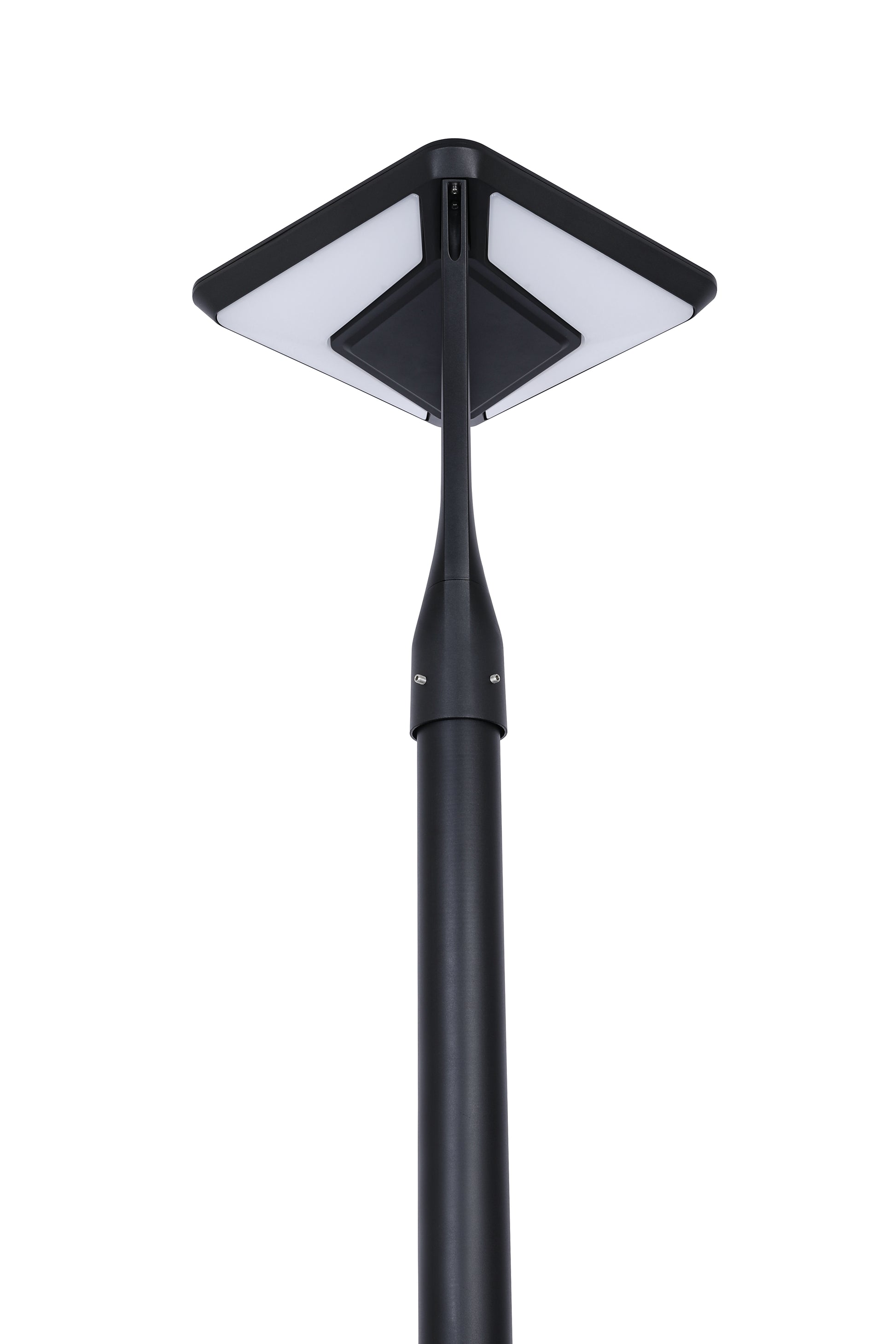 Back view of Twinstar Series solar garden light TYD3015 lamp head