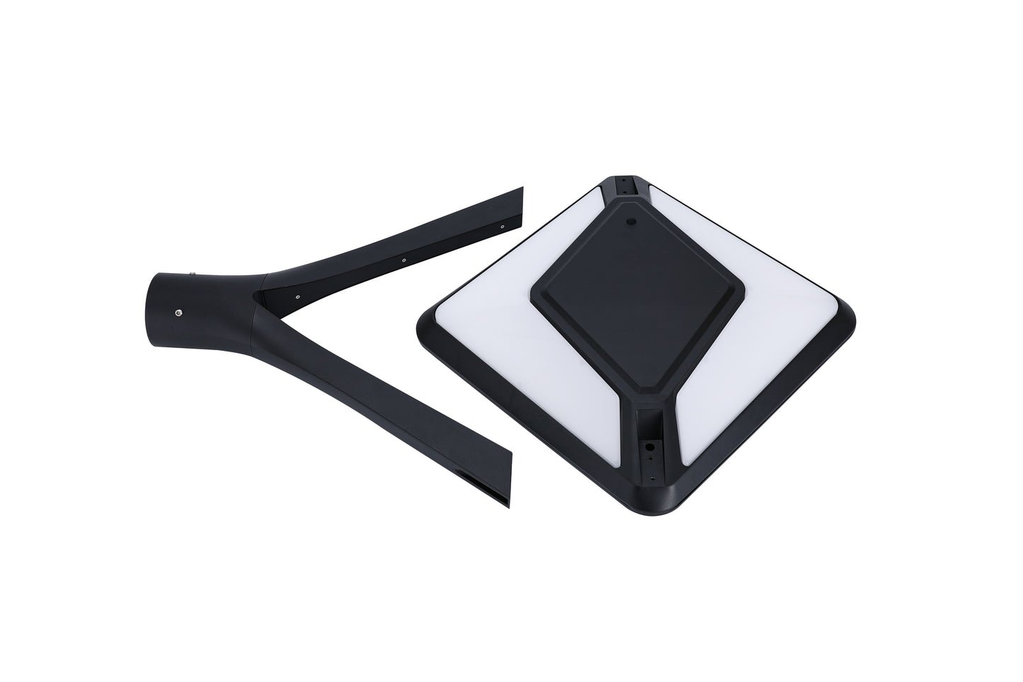 Lamp head and installation parts of Twinstar Series solar garden light TYD3015