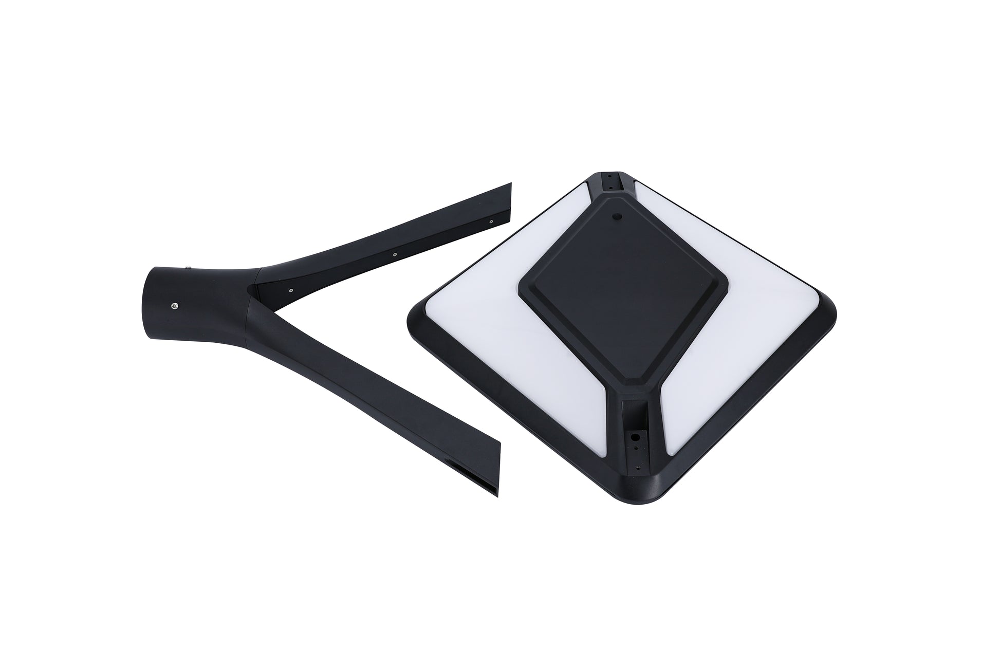 Lamp head and installation parts of Twinstar Series solar garden light TYD3015