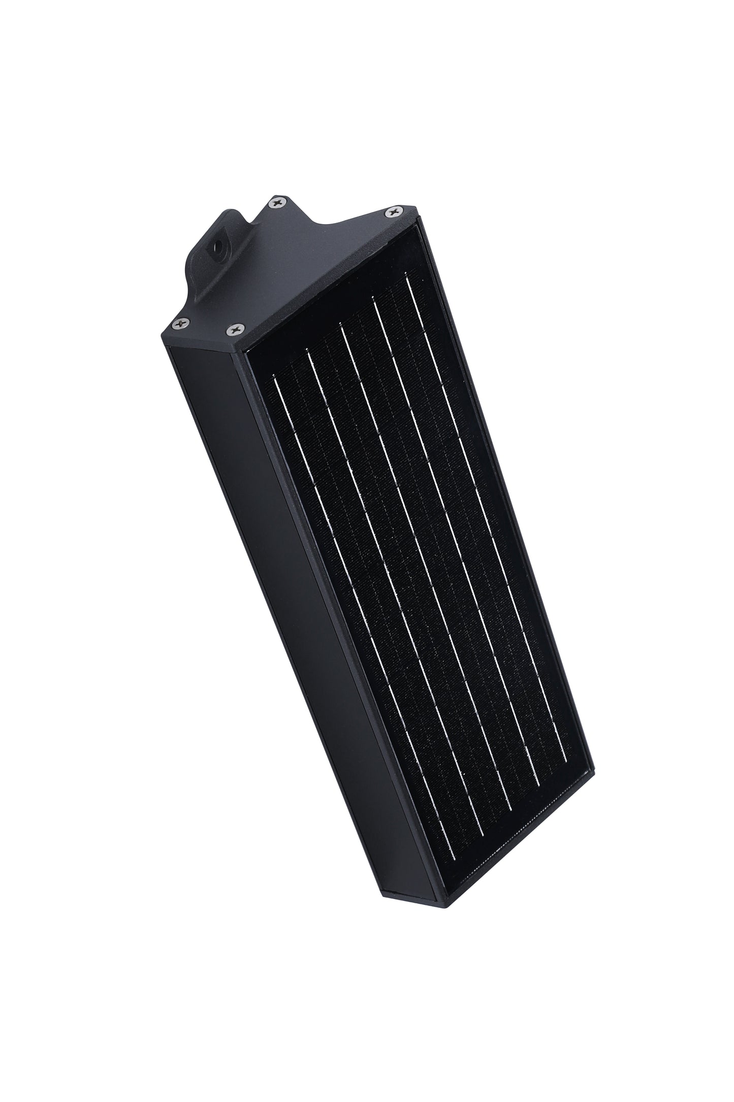 Close-up view of solar panel on Solar Wall Washer Light XQD300-900